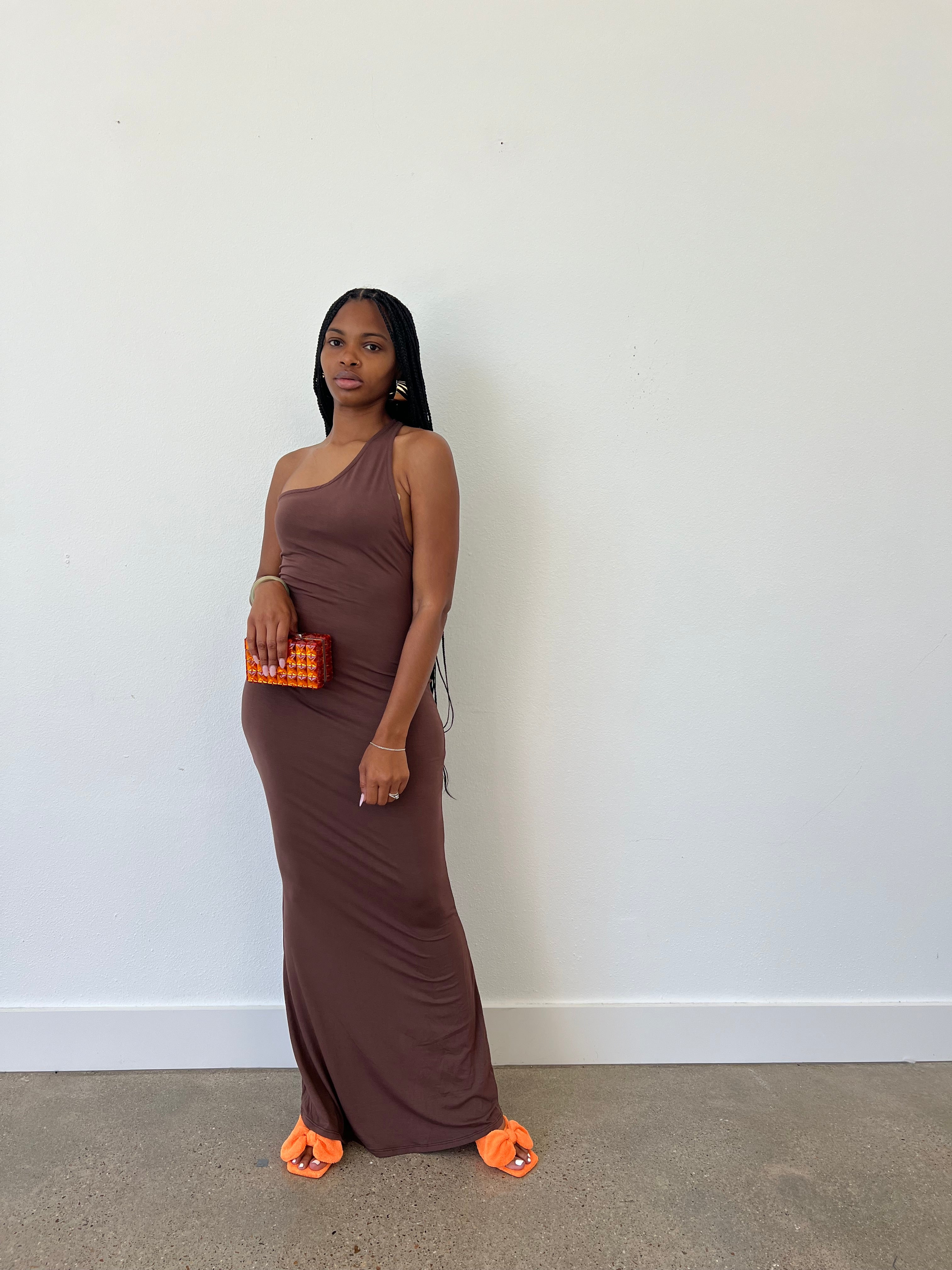 Hug Me Maxi Sundress (Chocolate)