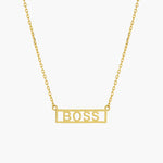 BOSS Bar Necklace